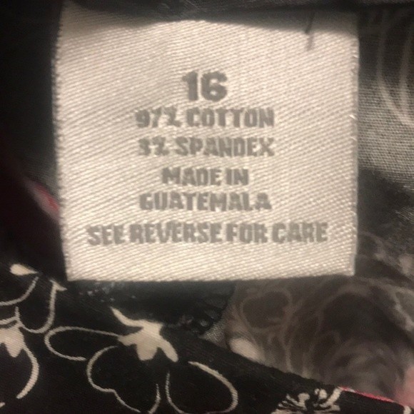 Envision Avenue Skirts Floral High Waist Pleated multi color Bow Ribbon size 16 - Picture 6 of 11